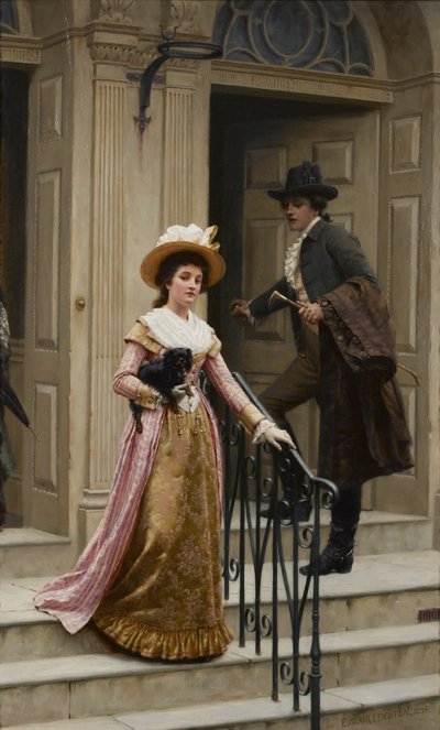 My Next-Door Neighbour by Edmund Leighton